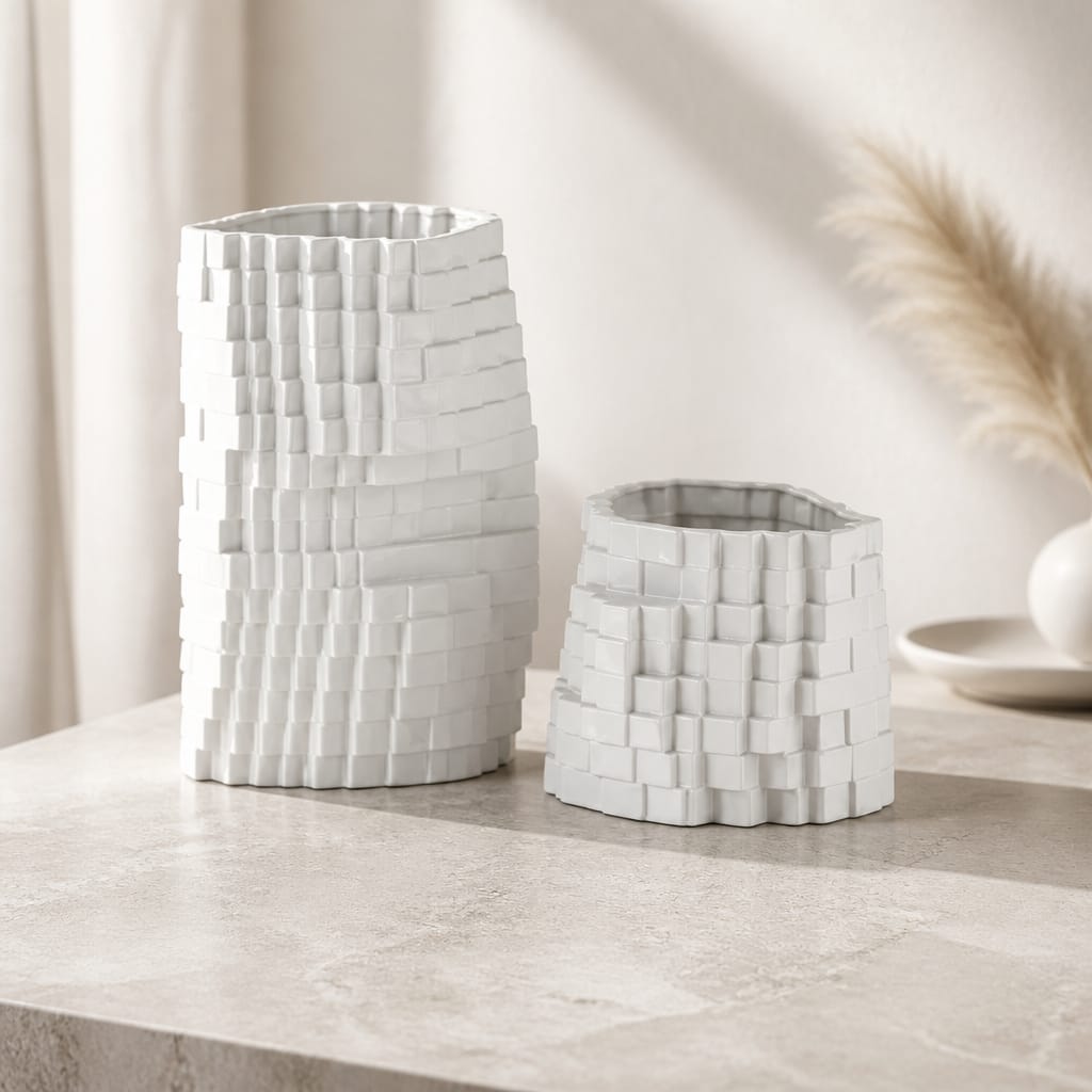 Pile Up Porcelain Ornament Set