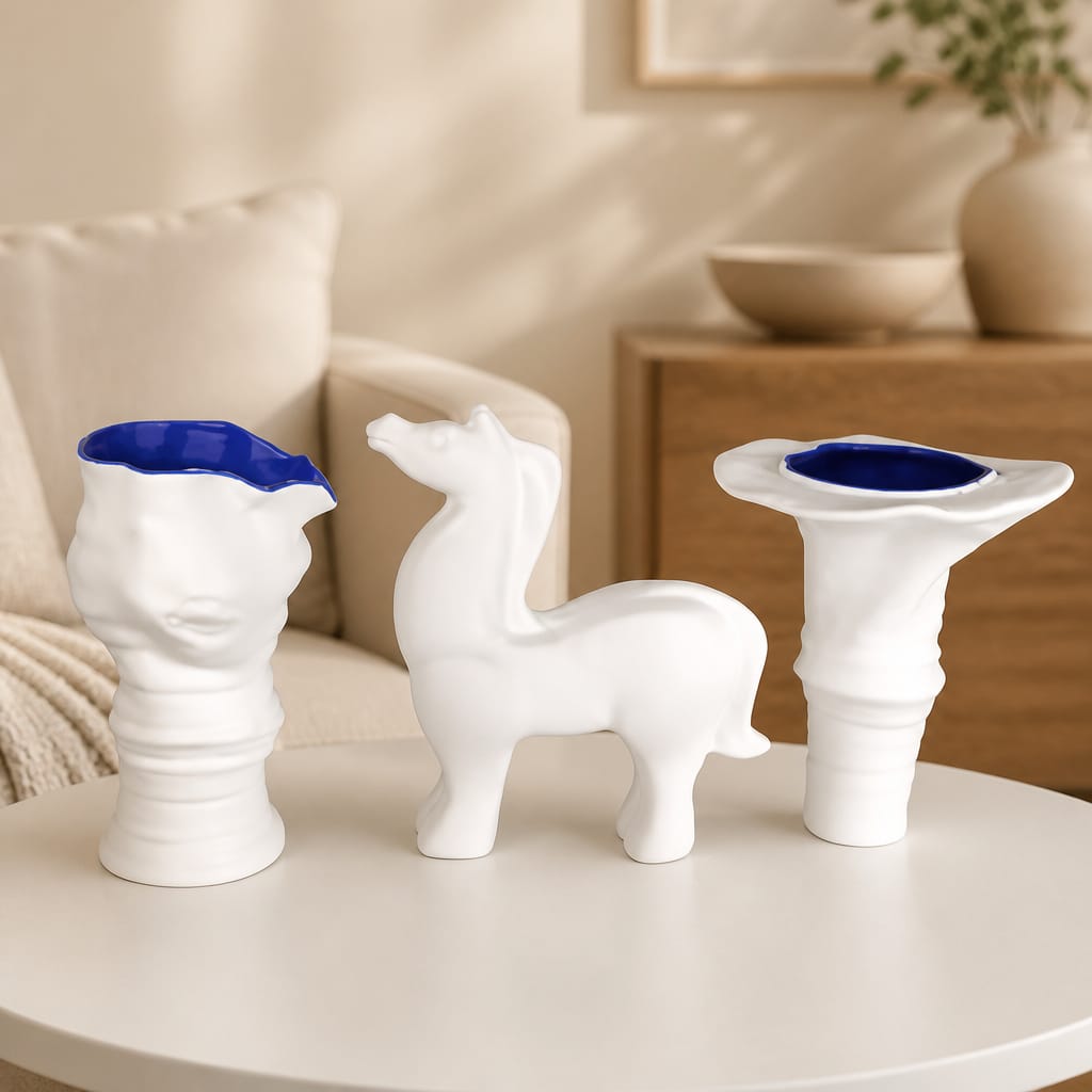Majestic Horse Porcelain Ornament Set