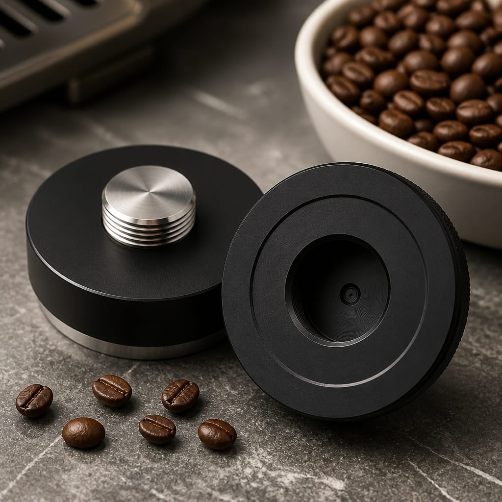 Groove Espresso Tamper & Distributor Tool