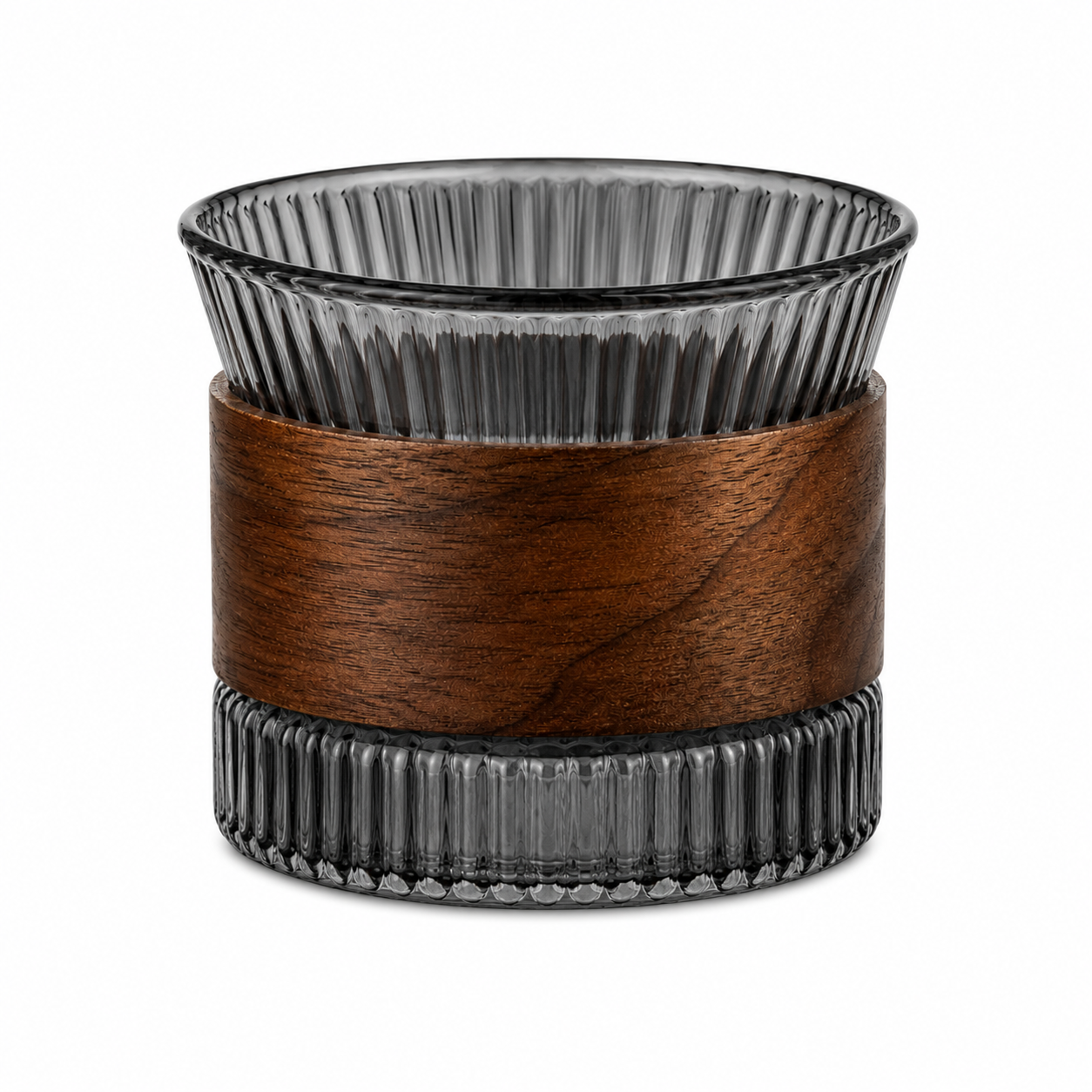 Vertical Stripe Borosilicate Espresso Cup