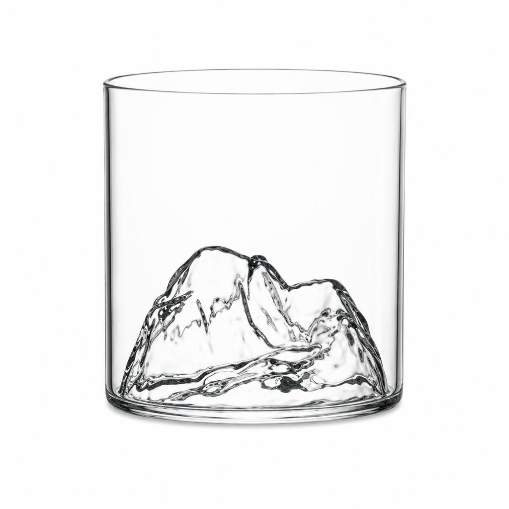 3D Mountain Borosilicate Espresso Cup