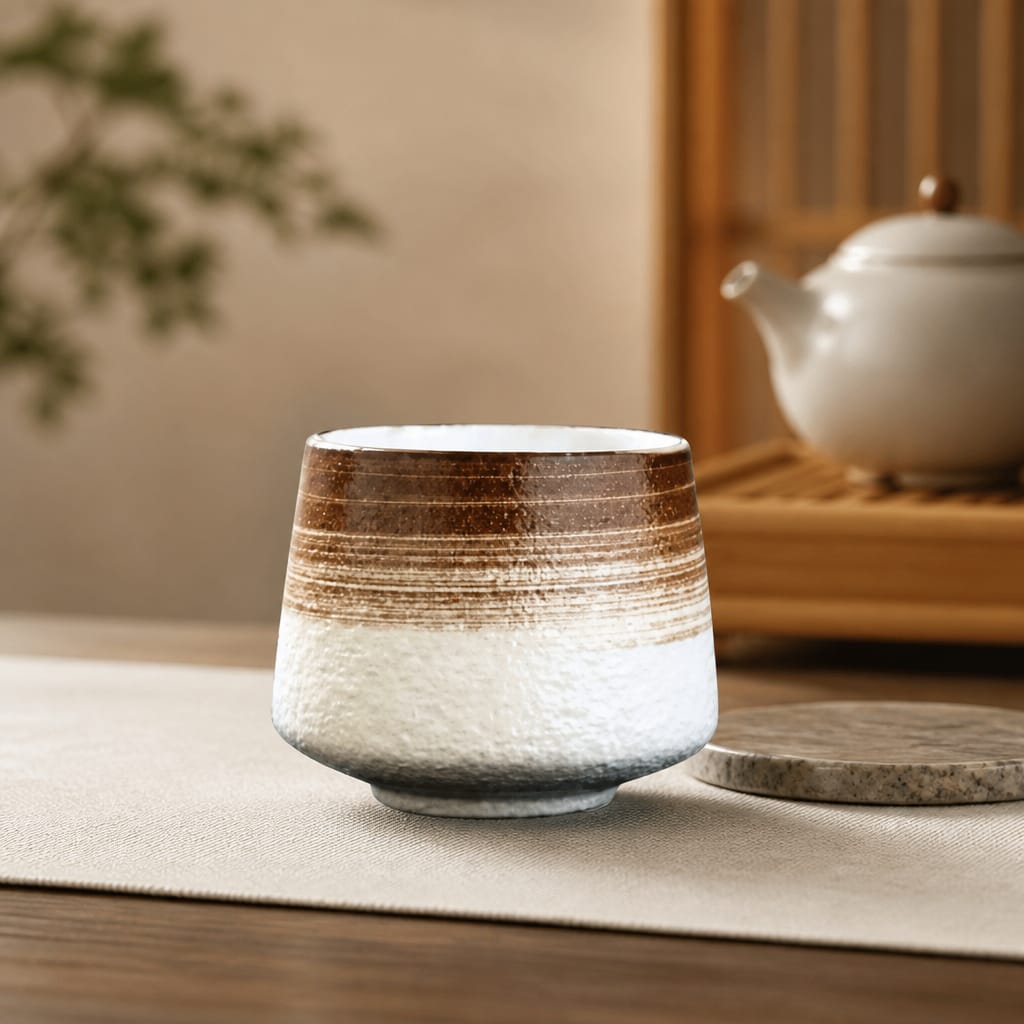 Handmade Vintage Ceramic Coffee Mug (175ml)