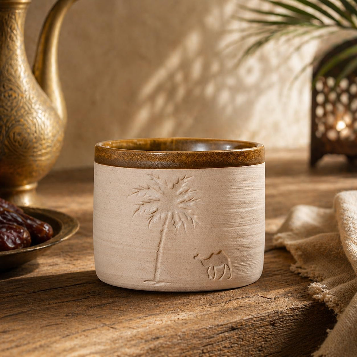 Desert Camel Ceramic Coffee Mug