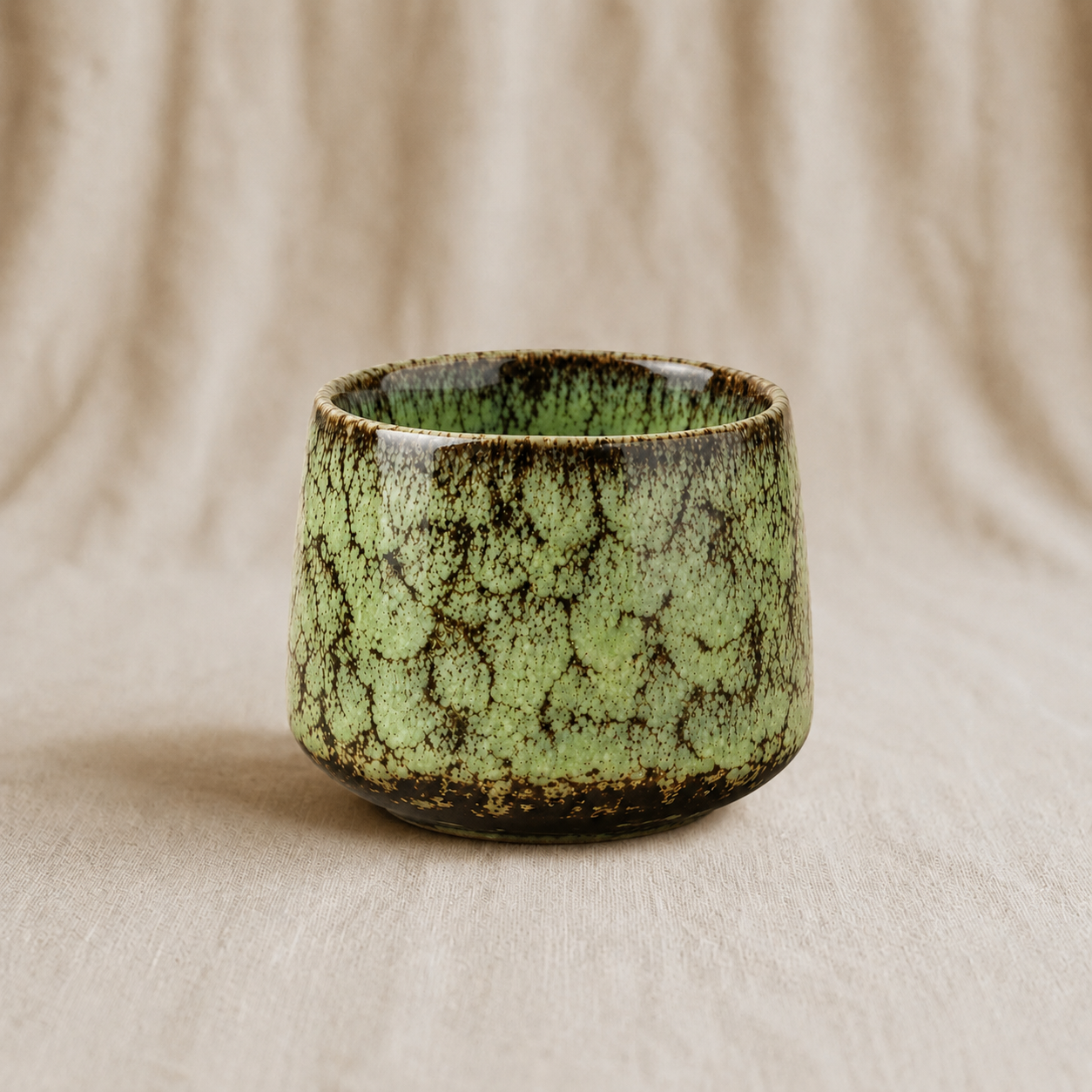 Luminas Green Japandi Ceramic Espresso Cup