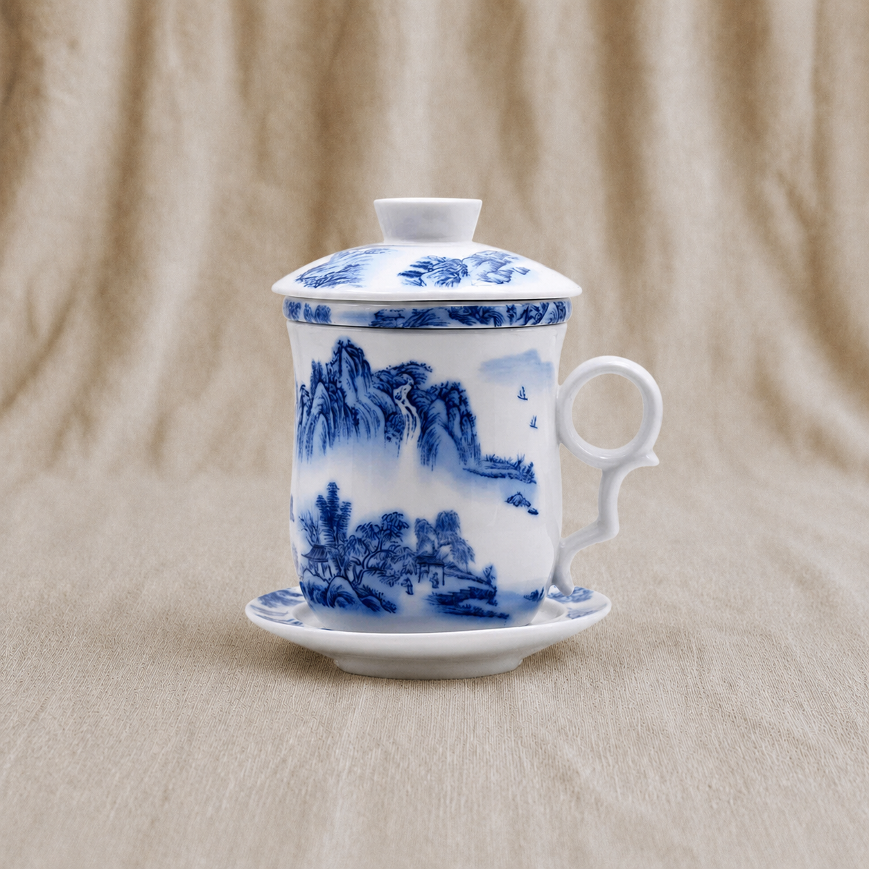 Luxshiny Heritage Ceramic Tea Cup Set