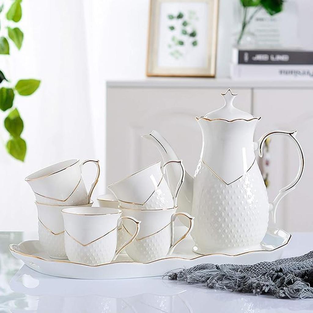 White Porcelain Tea Set