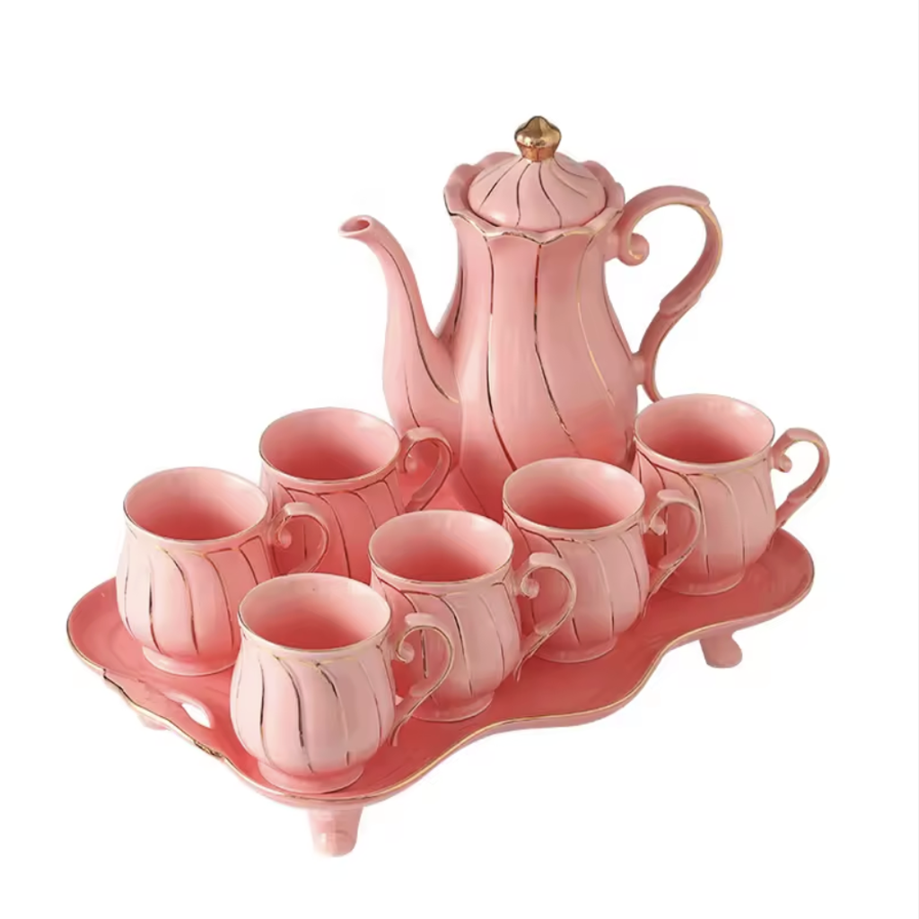 Blush Pink Tea Set