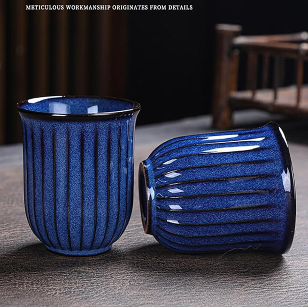 Flowing Blue Ceramic Tea Set