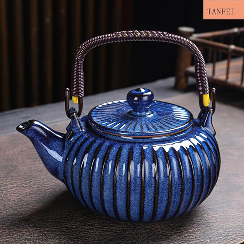 Flowing Blue Ceramic Tea Set