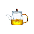 Amber Handle Glass Infuser Teapot 500 ML