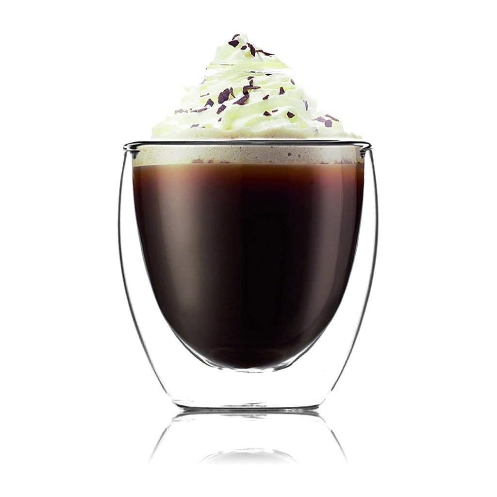Clear Core Double Wall Glass Cup