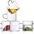 Pure Glass Borosilicate Mug Set (6PCS)