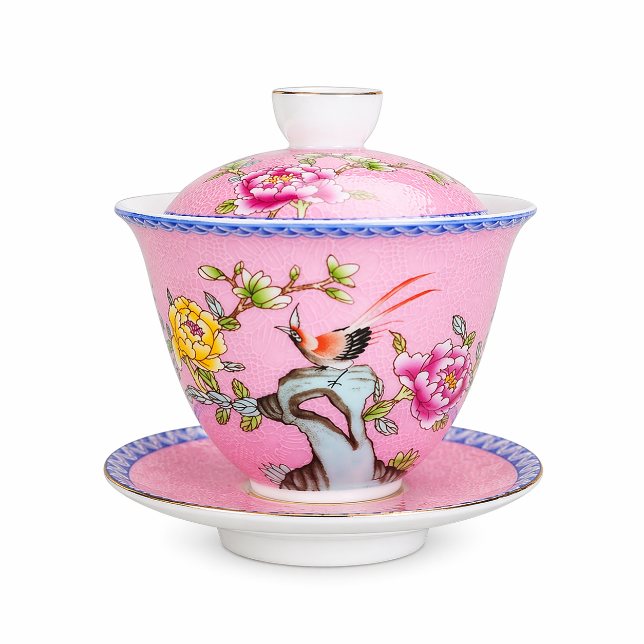 Bloom  Painted Ceramic Gaiwan