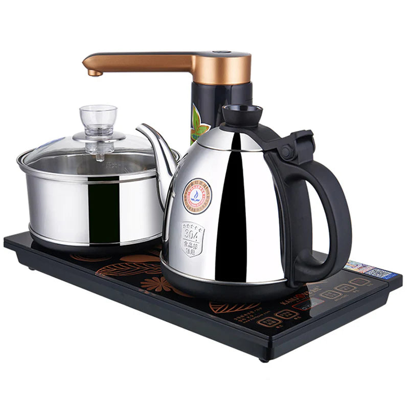 KAMJOVE Smart Stainless Steel Tea Maker & Electric Kettle Set