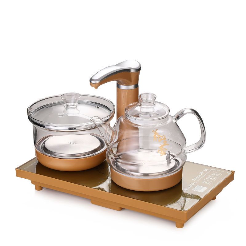 KAMJOVE Smart Glass Electric Tea Maker with Auto Water Dispenser