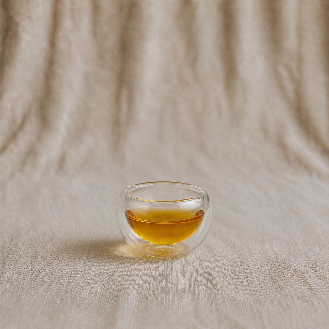 Mini Zen Double Wall Glass Teacup Set (6 PCS)