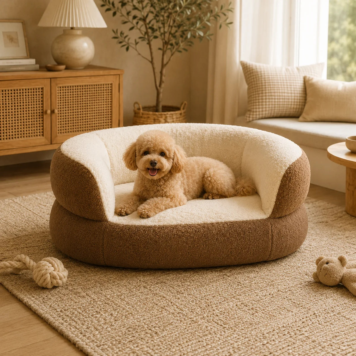 CloudNest Plush Pet Sofa