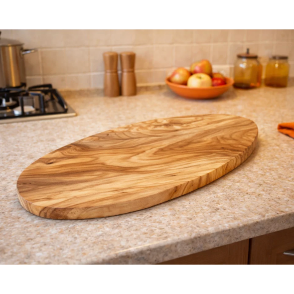 OLIVE WOOD OVAL BOARD