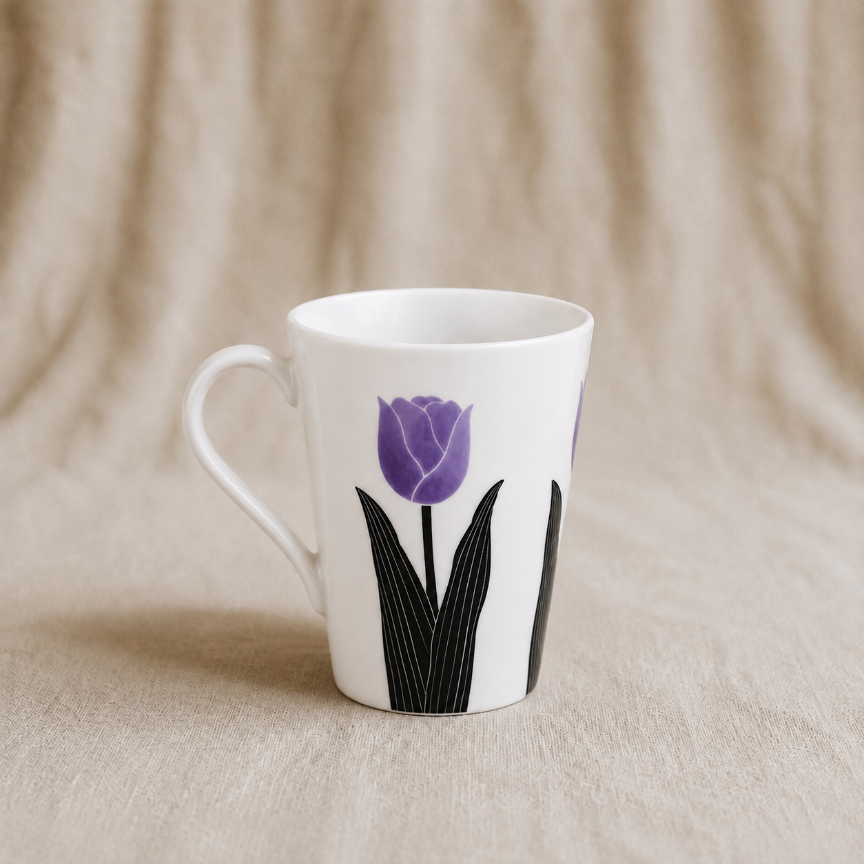 Tulip Series Porcelain Mug
