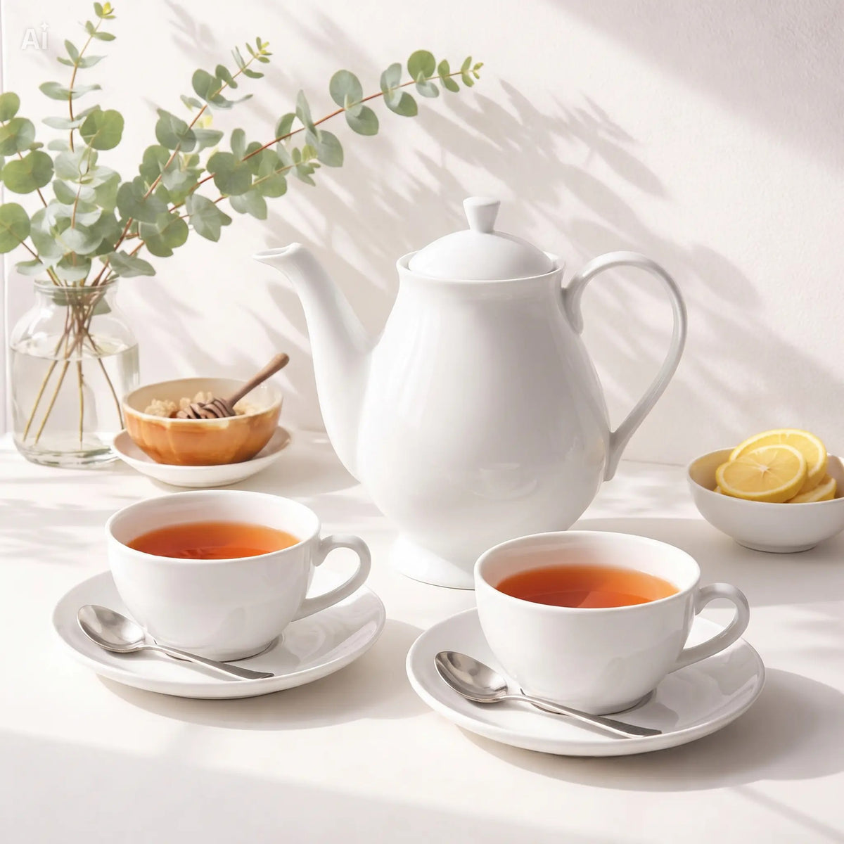 Cozy Tea Set for Two (5 pcs)