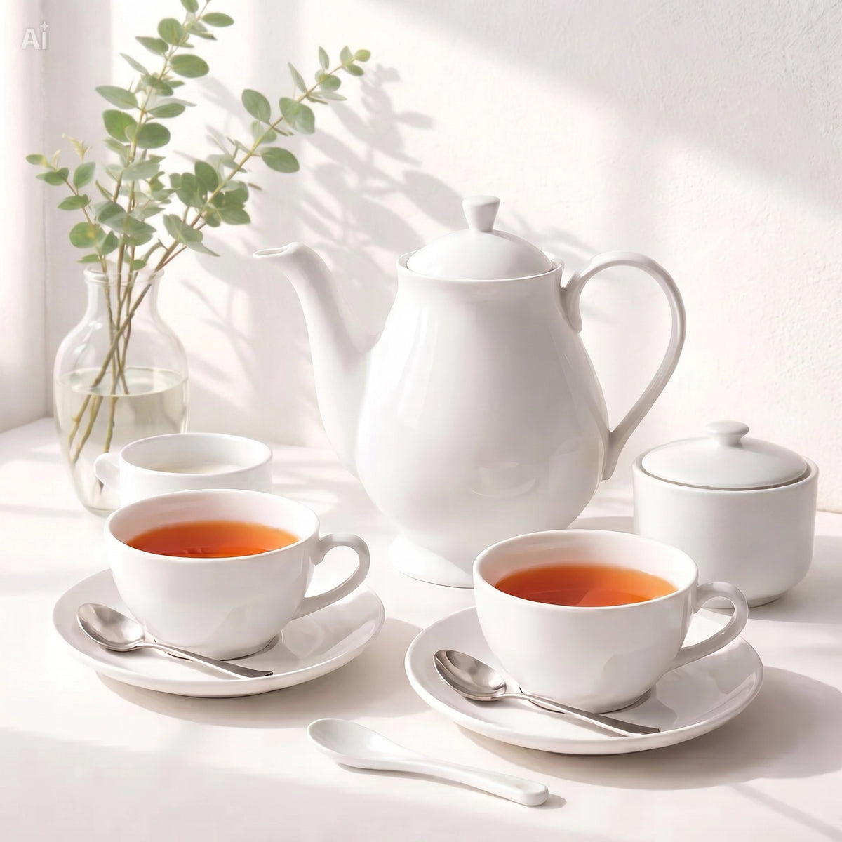Pure Brew Tea Set for Two (8 Pieces)