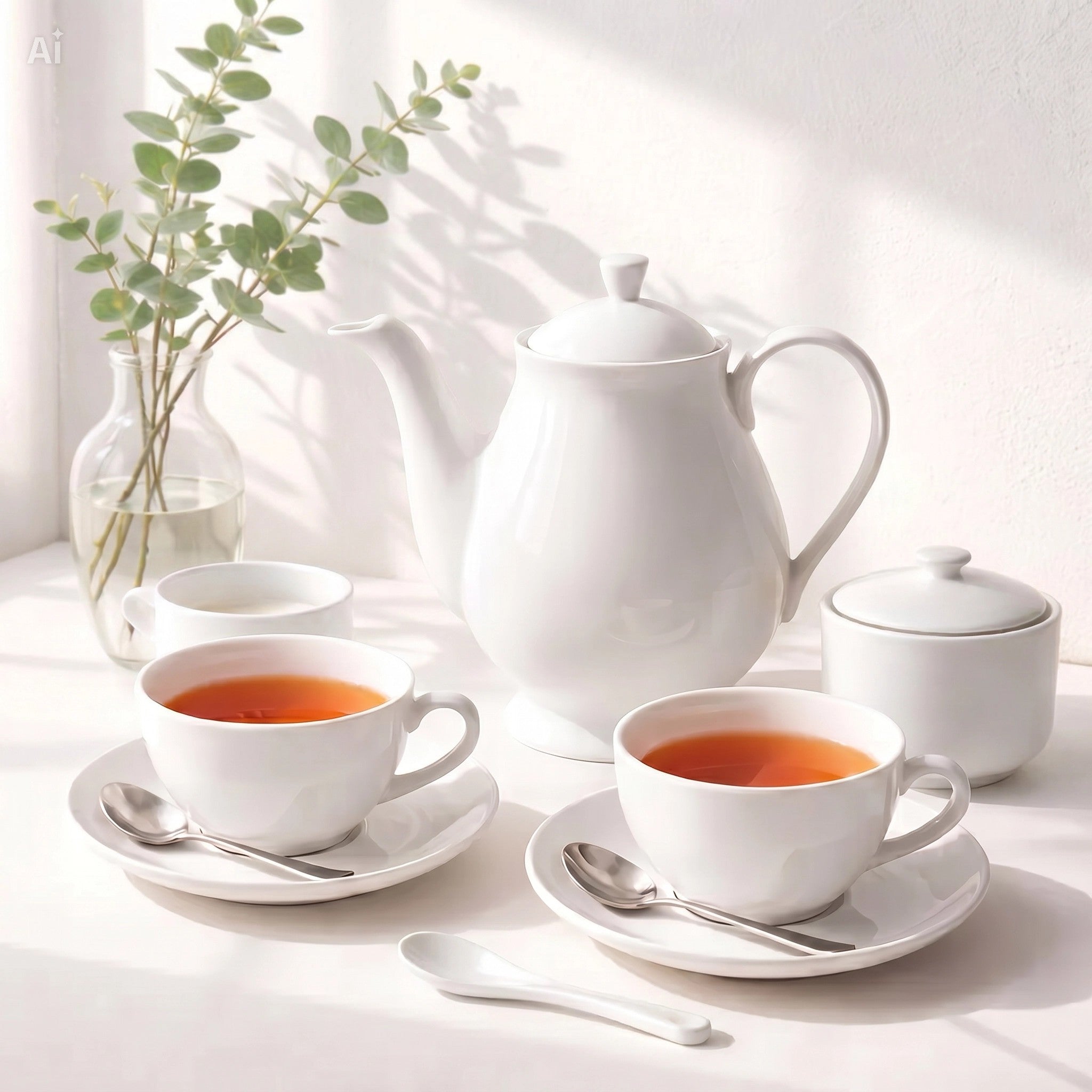 Pure Brew Tea Set for Two (8 Pieces)