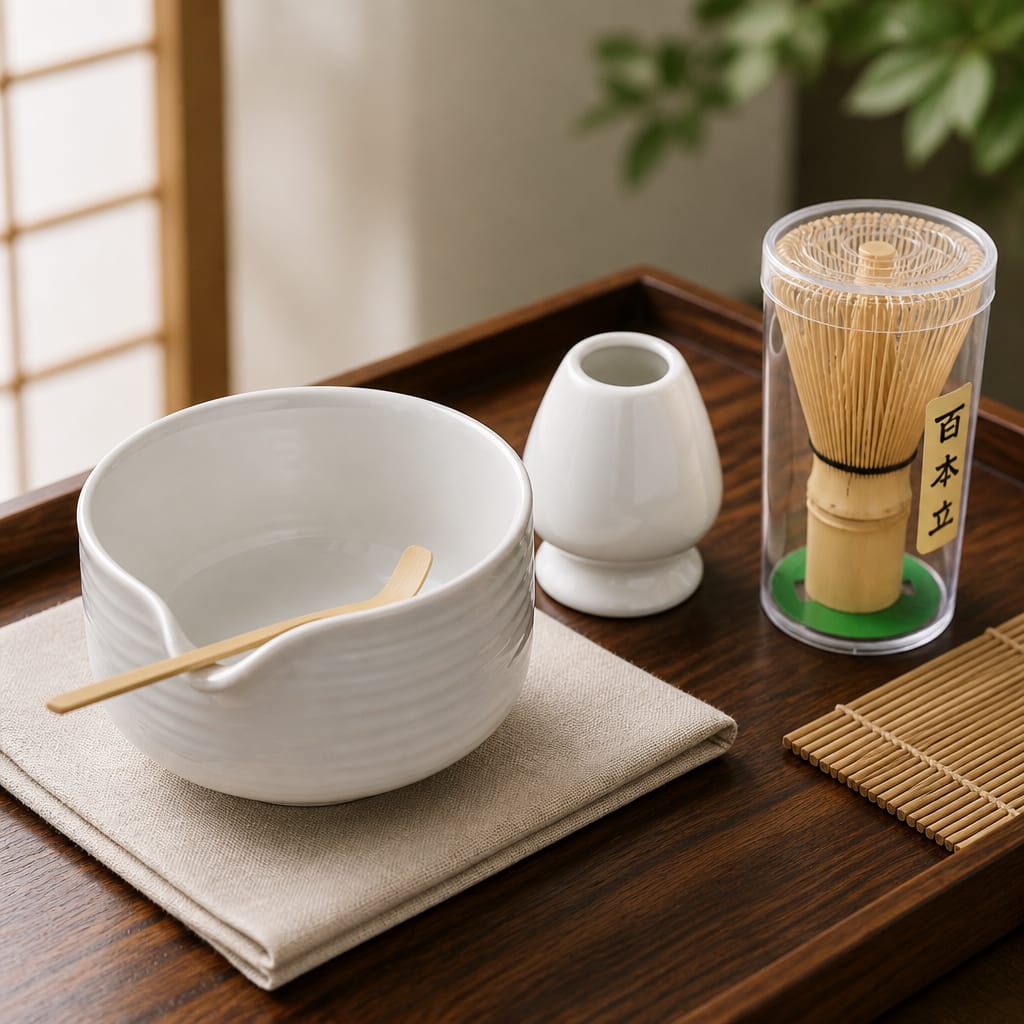 White Matcha Essentials Set (4 Pieces)