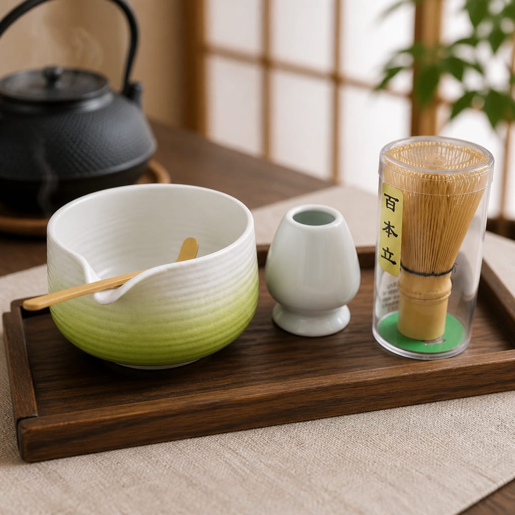 Green Matcha Essentials Set (4 Pieces)