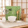 White Complete Matcha Tea Set (8 pieces)