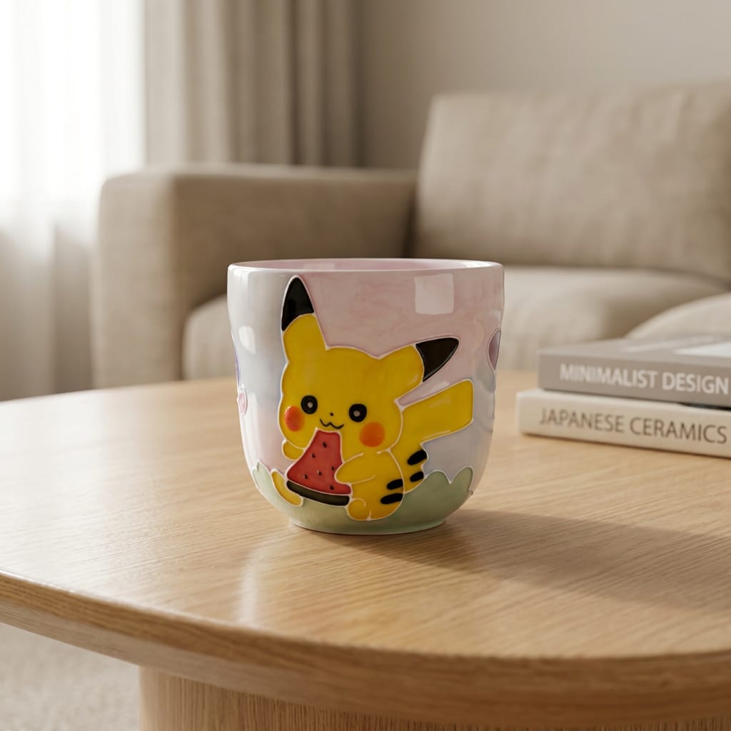 Handmade Pikachu Gourd Cup