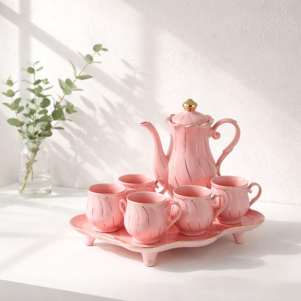 Blush Pink Tea Set