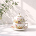 Floral Tea for One Set