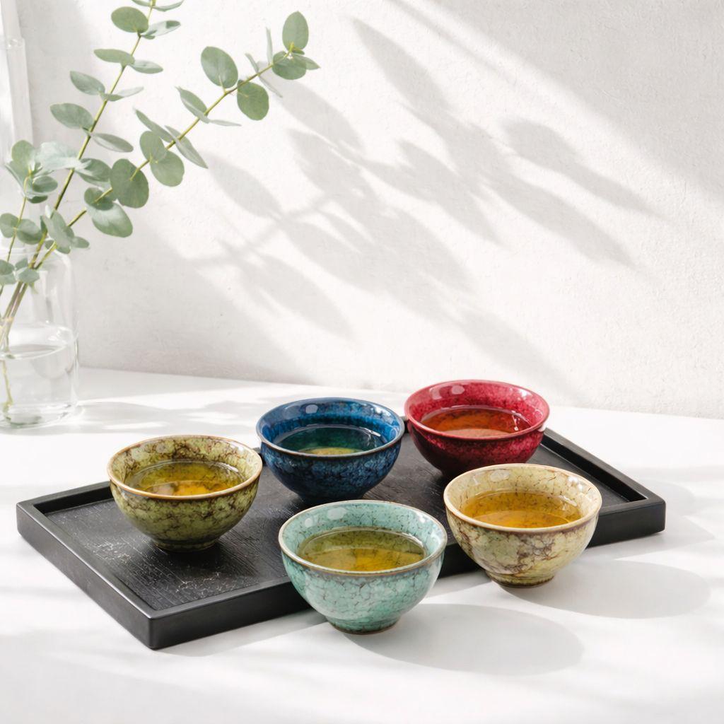 Chinese Tea Cup Set (5 PCS)
