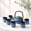 Kiln-Glazed Porcelain Tea Set