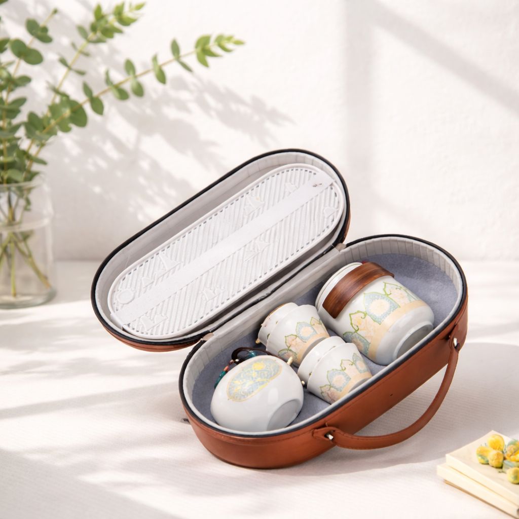Portable Ceramic Tea Set Travel Edition