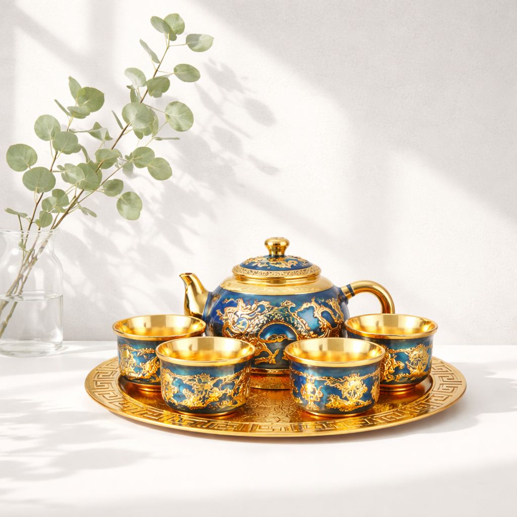 Vintage Chinese Tea Serving Set