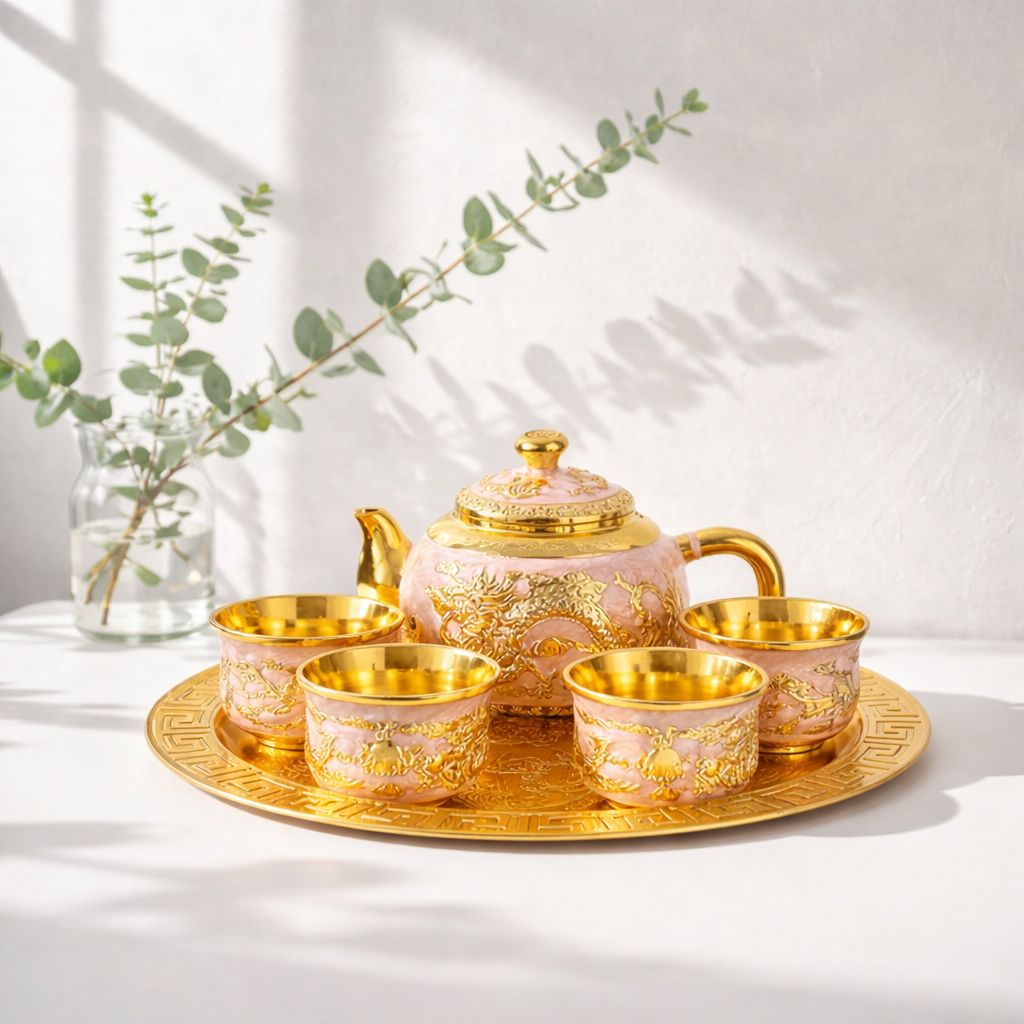 Vintage Chinese Tea Serving Set