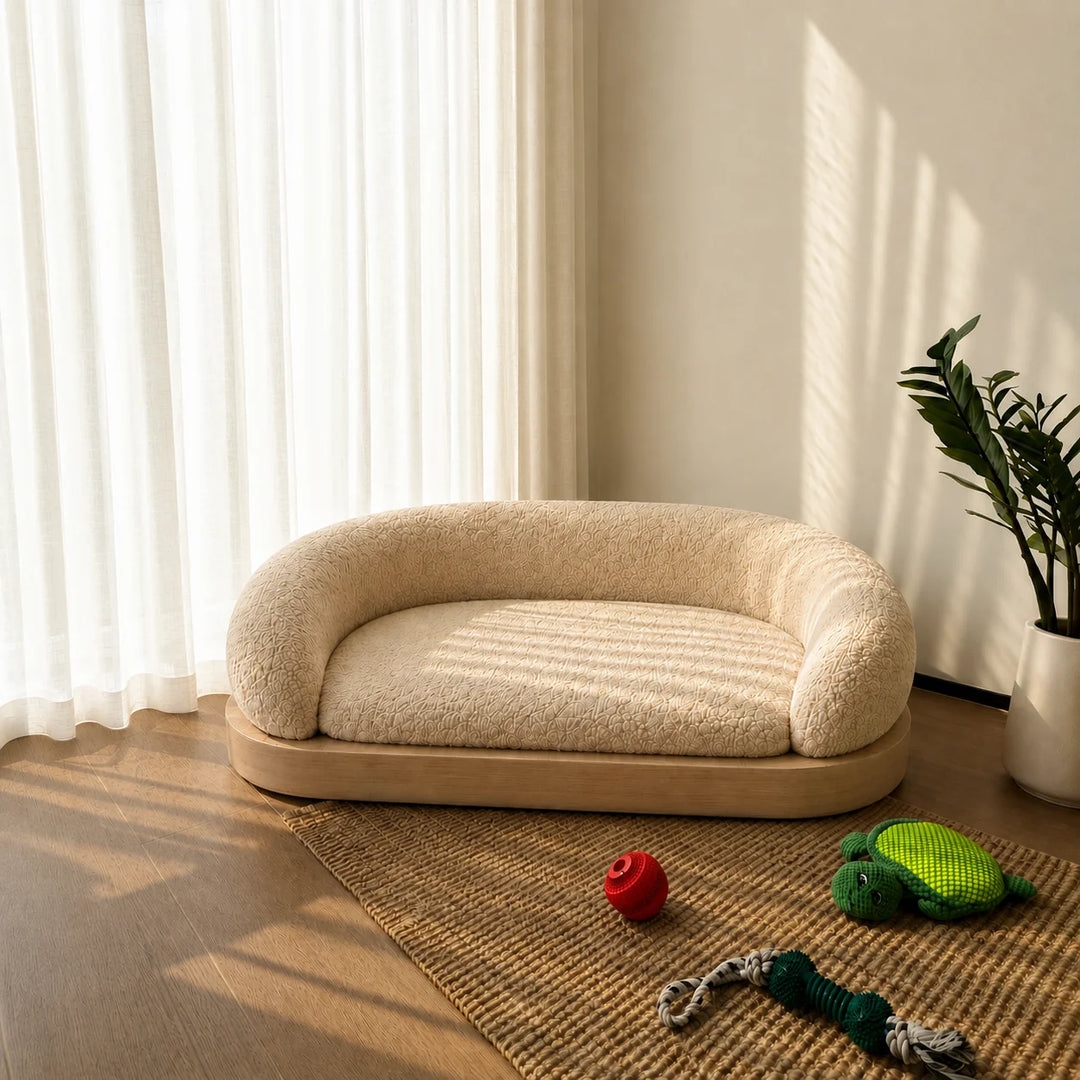 CozyNest Plush Pet Sofa Bed