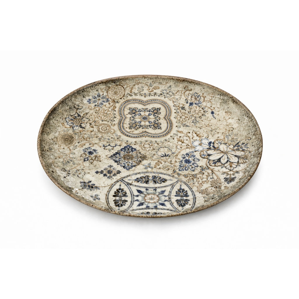 Decorated Valencia Plate Dijital Miriana