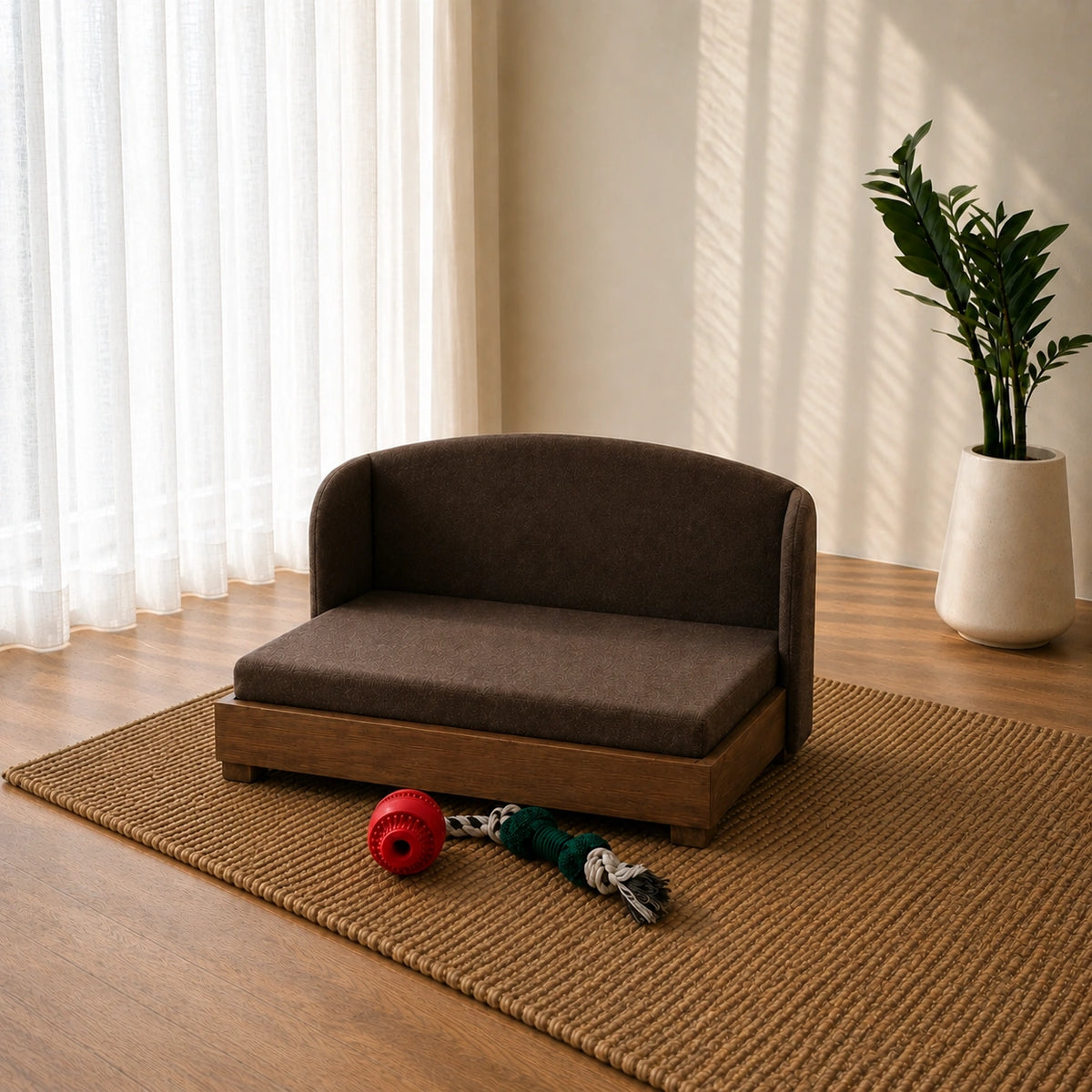 Modern Wooden Sofa Pet Bed