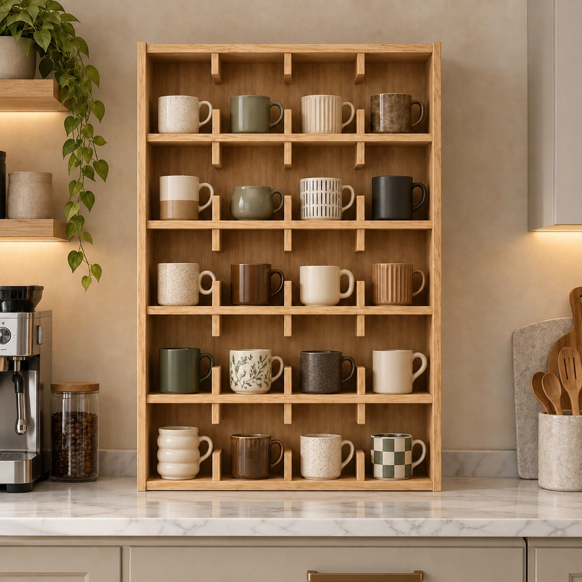 The Mug Gallery Shelf