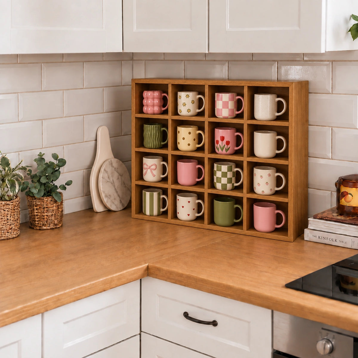 Mug Cubby Shelf