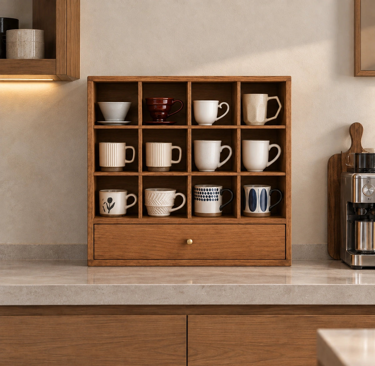 The Brew & Store Shelf