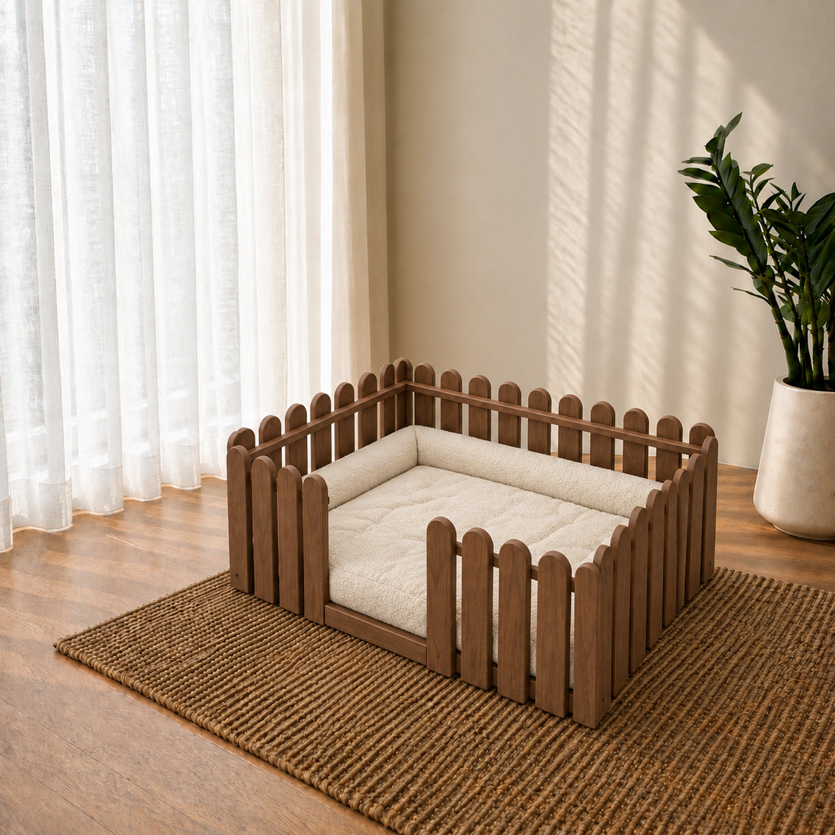Woodland Picket Pet Bed