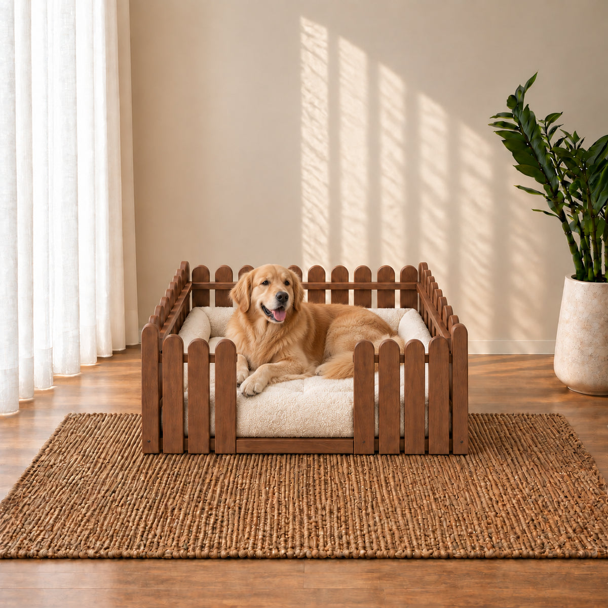 Woodland Picket Pet Bed